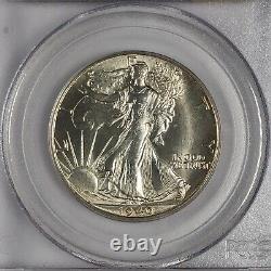 1940 S Walking Liberty Silver Half Dollar PCGS MS63
