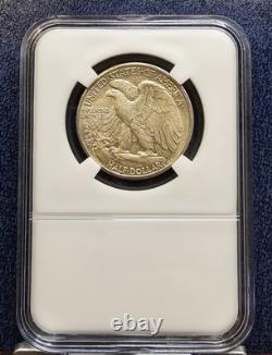 1940 Walking Liberty Half Dollar, Gem BU, Beautiful Sunrise Tone