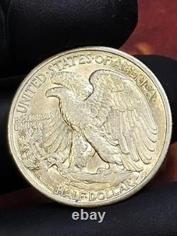1940 Walking Liberty Half Dollar, Gem BU, Beautiful Sunrise Tone