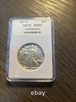 1941D Standing Liberty Half Dollar MS 65
