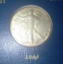 1941-1947 Walking Liberty Half Dollar, Complete Whitman Book, VF(7), XF(12), AU(1) 1941-1947 Walking Liberty Half Dollar, Complete Whitman Book, VF(7), XF(12), AU(1)