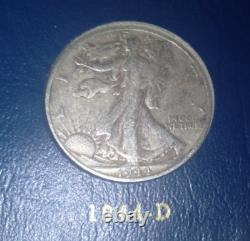 1941-1947 Walking Liberty Half Dollar, Complete Whitman Book, VF(7), XF(12), AU(1)