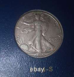 1941-1947 Walking Liberty Half Dollar, Complete Whitman Book, VF(7), XF(12), AU(1)