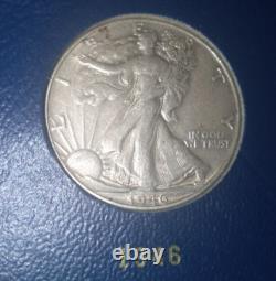 1941-1947 Walking Liberty Half Dollar, Complete Whitman Book, VF(7), XF(12), AU(1)