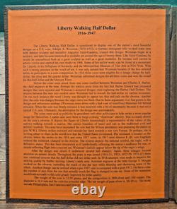 1941-1947 Walking Liberty Half Dollar Short Set in DANSCO Album 20 Coins