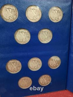 1941- 47 SILVER WALKING LIBERTY HALF DOLLAR (20 COIN SHORT SET) Unsearched