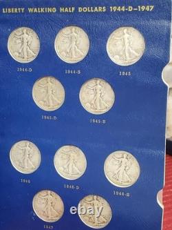 1941- 47 SILVER WALKING LIBERTY HALF DOLLAR (20 COIN SHORT SET) Unsearched