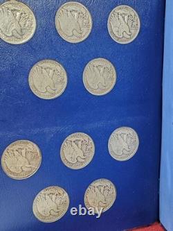 1941- 47 SILVER WALKING LIBERTY HALF DOLLAR (20 COIN SHORT SET) Unsearched