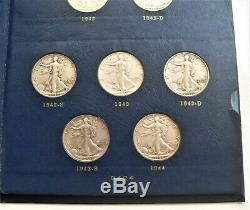 1941- 47 Silver Walking Liberty Half Dollar (20 Coin) Short Set