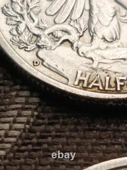 1941 D, 42 P, 43 P, 44 S, 45 P, 47 P, AU Silver WALKING LIBERTY HALF LOT OF 6