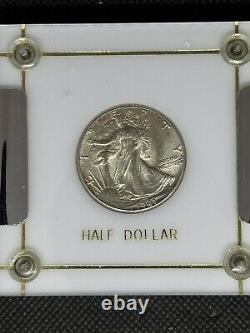1941 Gem BU MS UNCIRCULATED Walking Liberty Silver Half Dollar! ARCG Old Holder
