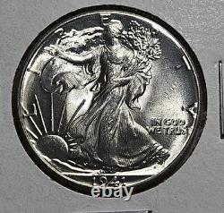 1941 Gem BU MS UNCIRCULATED Walking Liberty Silver Half Dollar MINT LUSTER