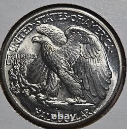 1941 Gem BU MS UNCIRCULATED Walking Liberty Silver Half Dollar MINT LUSTER