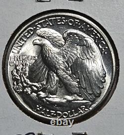 1941 Gem BU MS UNCIRCULATED Walking Liberty Silver Half Dollar MINT LUSTER