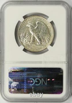 1941 No AW Walking Liberty Silver Half Dollar 50c NGC PF65