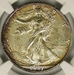 1941 No AW Walking Liberty Silver Half Dollar 50c NGC PF65