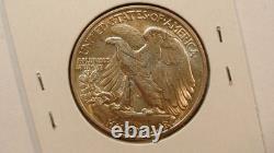 1941 P & S WALKING LIBERTY HALVES 2 UNCIRCULATED SILVER 50C Coins