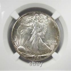 1941-P Silver Walking Liberty Half Dollar NGC MS66 AJ153