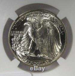1941-P Silver Walking Liberty Half Dollar NGC MS66 Coin AI942