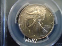 1941 P Walking Liberty Silver Half Dollar Pcgs Ms64 Graded Coin