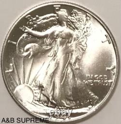1941 S Walking Liberty Half Dollar From OBW Roll Estate CH-GEM Bu Unc 90% Silver