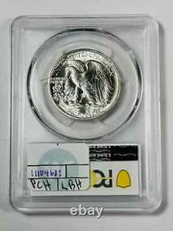 1941 S Walking Liberty Half Dollar PCGS MS-64 Sight White