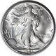 1941-s Walking Liberty Silver Half Dollar Choice Bu Uncertified #133