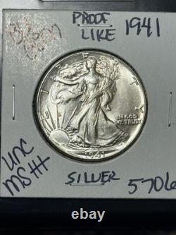 1941 WALKING LIBERTY? HALF DOLLAR 50c Gem Unc MS+++ PL+ Very High Grade