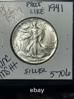 1941 WALKING LIBERTY? HALF DOLLAR 50c Gem Unc MS+++ PL+ Very High Grade