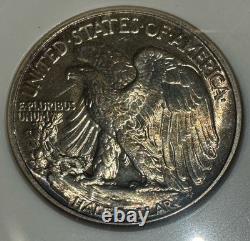1941 Walking Liberty Half Dollar ANACS Certified MS62 90% Silver U. S. Coin