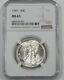 1941 Walking Liberty Half Dollar Certified Ngc Ms 65 Silver 50c