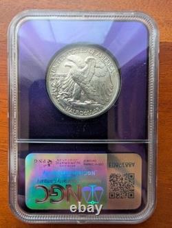 1941 Walking Liberty Half Dollar NGC AU58 Silver 50C Near UNC Walker