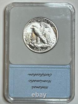 1941 Walking Liberty Silver Half Dollar 50C High Grade! Awesome Rim Toning