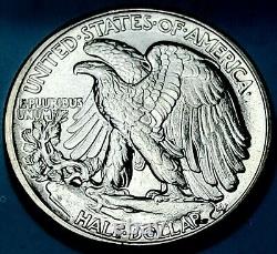 1941 Walking Liberty Silver Half Dollar CHOICE Toned BU! Fast Free Shipping #B60