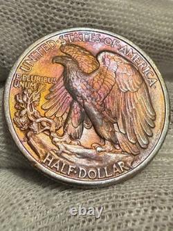 1941 Walking Liberty Silver Half Dollar Gem BU- UNC PQ Original Beauty? Toned