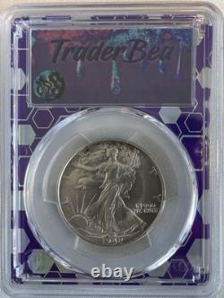1942 50C MS66 Walking Liberty Silver Half Dollar PCGS Trader Bea Core
