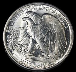 1942 50C Walking Liberty Half Dollar- CHOICE GEM BU / FREE SHIPPING- 208