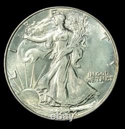 1942 50C Walking Liberty Half Dollar- Choice Gem Bu- SMH 1193