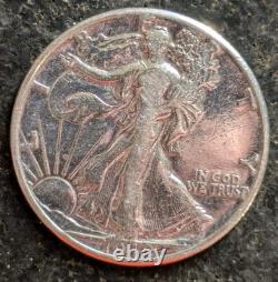 1942 50c Silver Walking Liberty Half Dollar Uncirculated Extra Shiny Proof Like