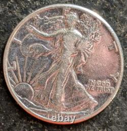 1942 50c Silver Walking Liberty Half Dollar Uncirculated Extra Shiny Proof Like