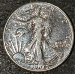 1942 50c Silver Walking Liberty Half Dollar Uncirculated Extra Shiny Proof Like