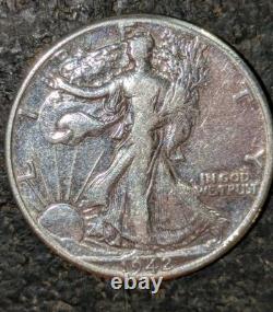 1942 50c Silver Walking Liberty Half Dollar Uncirculated Extra Shiny Proof Like