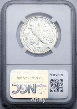 1942-D/D Walking Liberty Half Dollar NGC MS64 RPM VP-001 Silver Coin