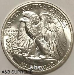 1942 D Walking Liberty Half Dollar From OBW Roll Estate CH-GEM Bu Unc 90% Silver