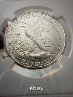 1942 D Walking Liberty Half Dollar Ngc Ms 65 Bullion Plus White Powdery Luster