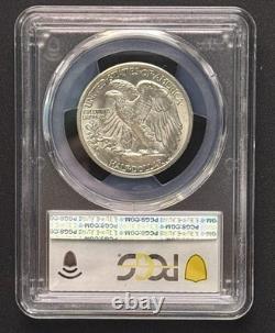 1942-D Walking Liberty Half Dollar PCGS MS66 Gem Luster Denver Mint