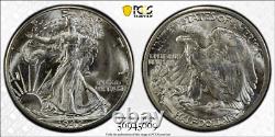 1942-D Walking Liberty Silver Half Dollar 50C PCGS MINT STATE 65 MS 65 Walker