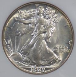 1942 Liberty Walking Half Dollar NGC graded MS 65