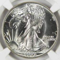 1942 Liberty Walking Silver Half Dollar MS 66 NGC 50c Coin