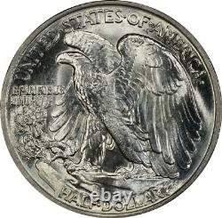 1942 MS65 Walking Liberty Half Dollar, PCGS 51866177